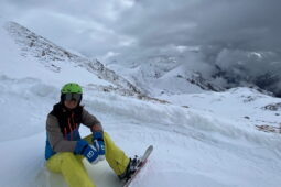 April: Skiing in paradise